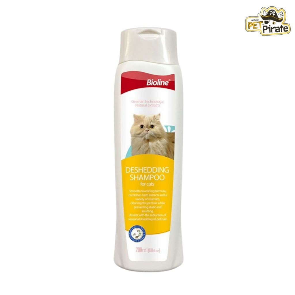 Bioline Cat Shampoo แชมพูแมว สูตรลดขนร่วง 200ml