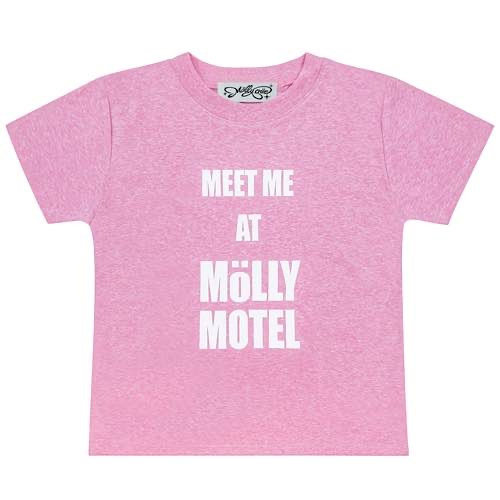 MOLLY MOTEL BABY TEE - PINK