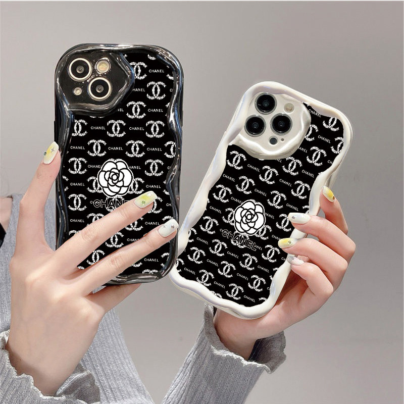 เข้ากันได้ iPhone 11 13 FOR เคสไอโฟน14 15 12 pro max 7 8 14 15 Plus X XR XS Max 12 13 MINI ชาแนล รุ่น กันน้ำเคส Soft เคส