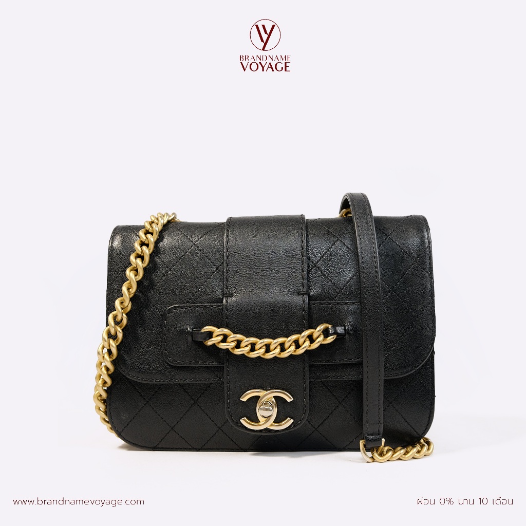 C H A N E L  Front Chain Flap Bag 8.5 Holo24 💰