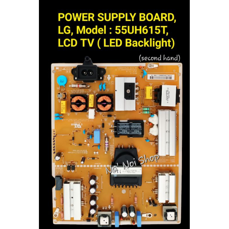 พาวเวอร์ ซับพลาย บอร์ด แอลจี, POWER SUPPLY BOARD, LG, Model : 55UH615T, LCD TV ( LED Backlight)