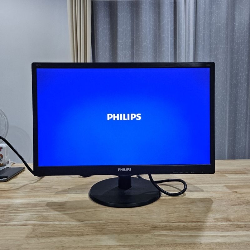 Philips จอคอมมือสอง 22" เฉพาะจอ ไม่มีสาย มีตำหนิ