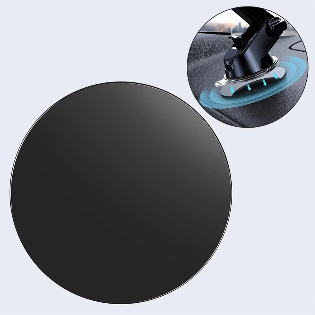 80MM.แผ่นติดแดชบอร์ดรถยนต์ แบบถ้วยดูด สําหรับวางโทรศัพท์