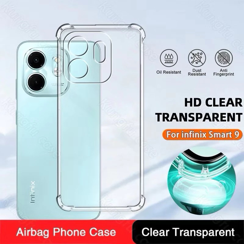 ส่งจากไทย เคสใสกันกระแทกคลุมกล้อง For​ Infinix Smart 9 Hot 50 Hot 50i