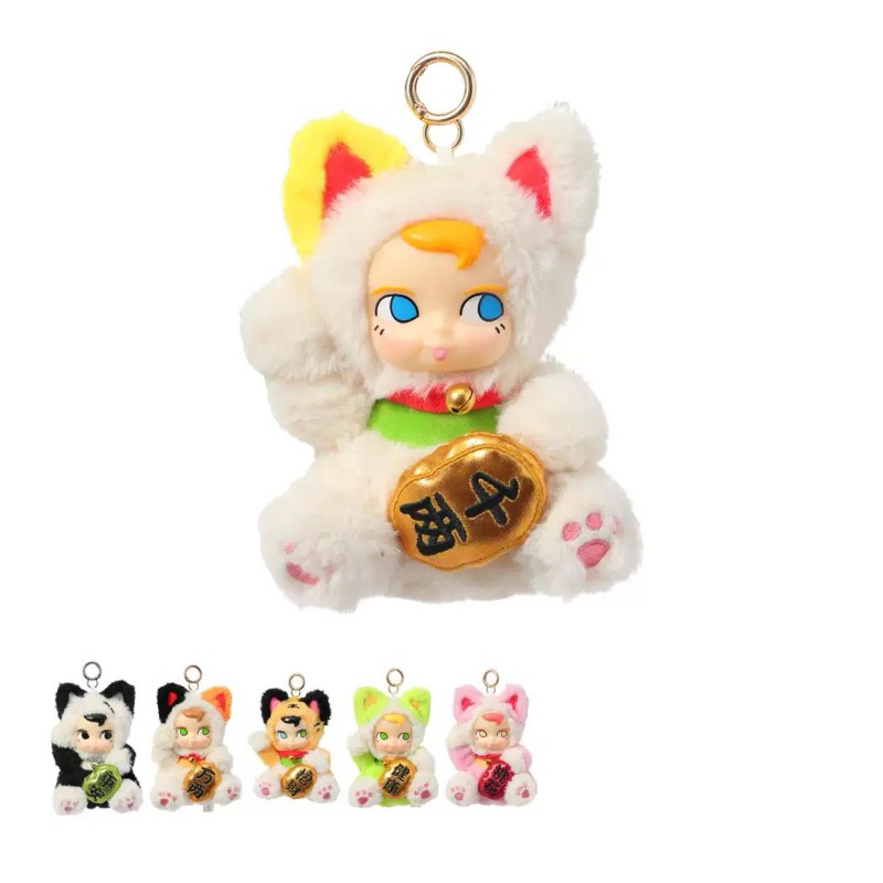 (สั่งซื้อผ่านไลฟ์ลด100.- | แบบสุ่ม) SamSam Fortune Cat Vinyl Face Blind Box พวงกุญแจ