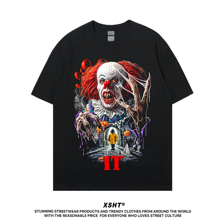 🔥พร้อมส่ง🔥 เสื้อ It - Pennywise Tee - Black (สีดำ) by XSHT