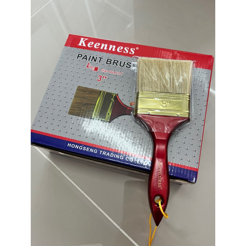 แปรงทาสี Keenness แปรงทาสี แปรงขนสัตว์  (ยกโหล)  ขนาด 1" 1.5"  2" 2.5"  3"  4" นิ้ว