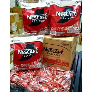เนสกาแฟ RED CUP แพ็ค 108ซองx 2กรัม ( กาแฟดำ ไม่ใช่ 3in1 )