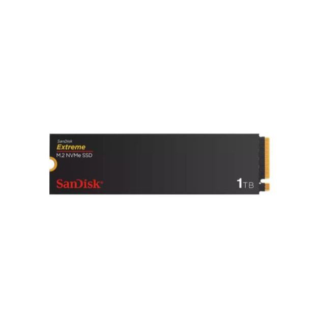 SanDisk Extreme NVMe SSD, 1TB, PCIe Gen 4.0, M.2 2280-S3-M, Model : #SDSSDX3N-1T00-G26