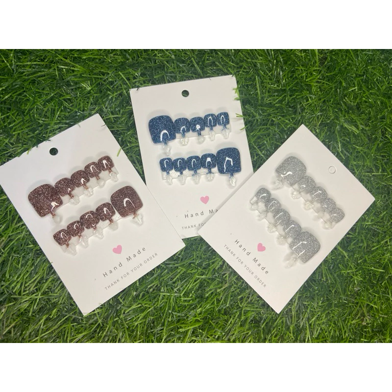 เล็บเจลแท้ 100%สินค้าตรงปกงานเท้า แถมฟรีกาวและตะไบ