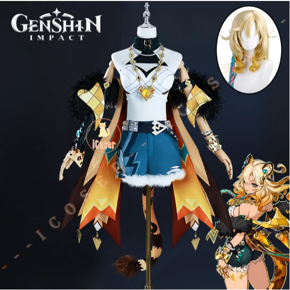 Xilonen Cosplay Game GenshinImpact Xilonen คอสเพลย์ คอสตูม อนิเมะ สวมบทบาท คาร์นิวัล ปาร์ตี้ คอมมิค 