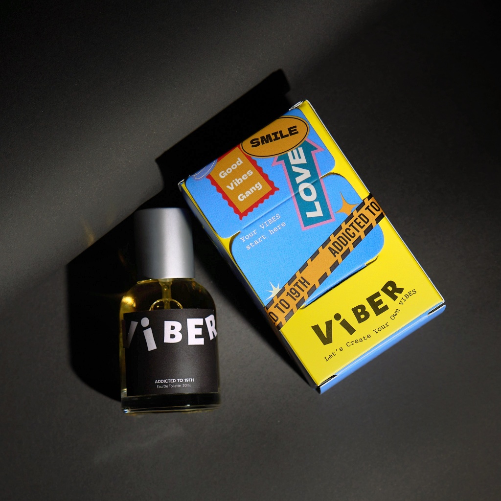 น้ำหอม ViBER กลิ่น Addicted to 19th กลิ่น Tobacco ที่ไม่ฉุน สุดหล่อ ขนาด 30 ml.