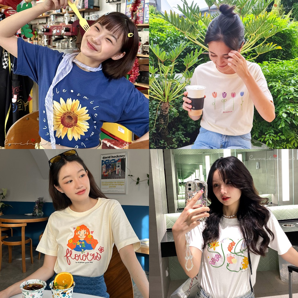 FLOWERS Collection Tee by lovebirds.th