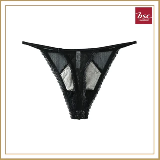 BSC Lingerie กางเกงชั้นในเซ็กซี่ ลูกไม้ ซีทรู รูปเเบบ จีสตริง มีให้เลือก 4 สี รุ่น BU8361_R25