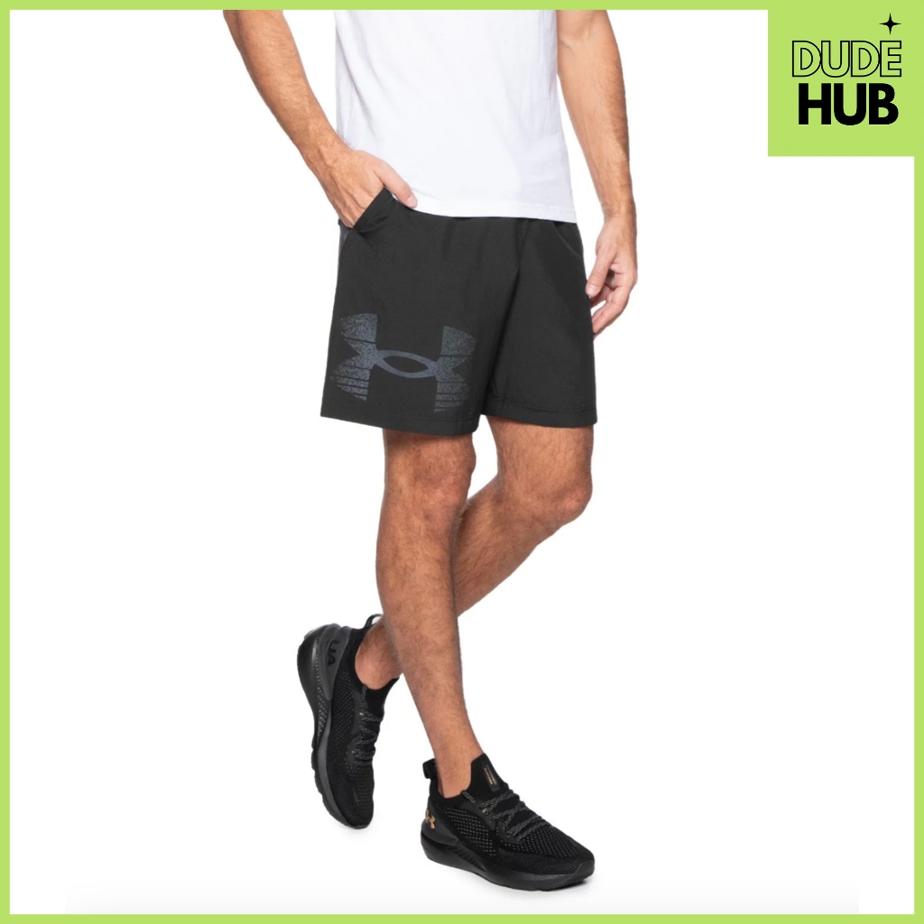 กางเกงกีฬาขาสั้นผู้ชาย ผ้าร่ม ใส่สบาย แห้งไว มีเชือก ไม่มีซับใน