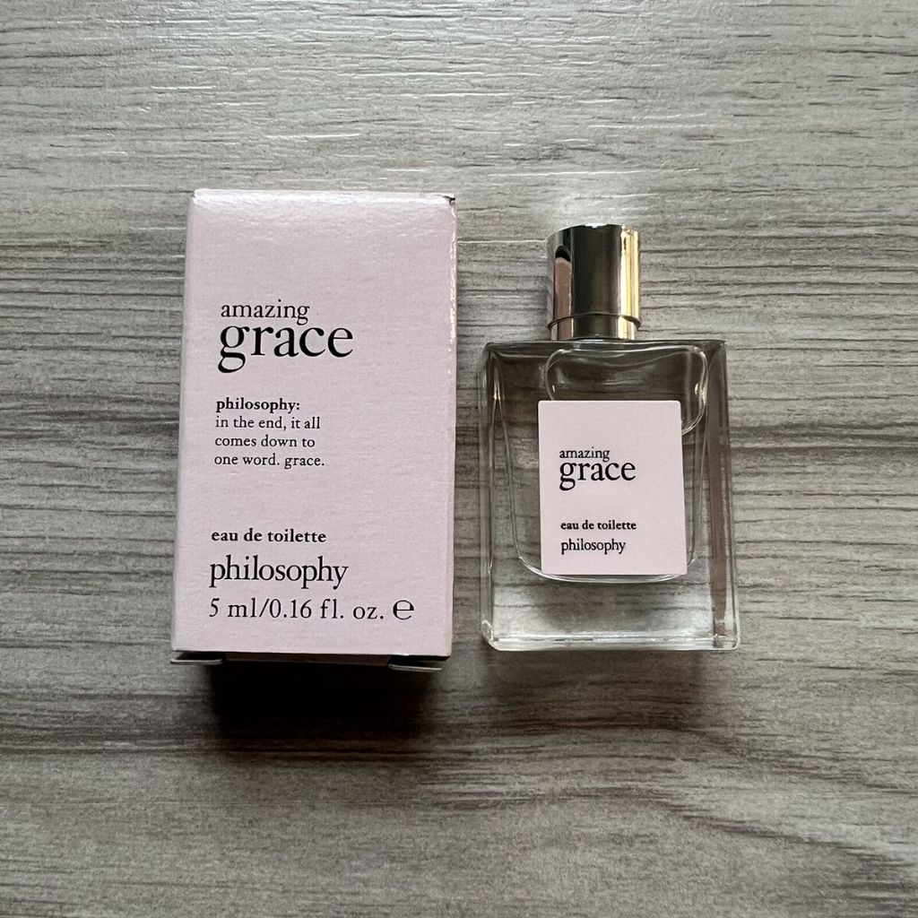 PHILOSOPHY Amazing Grace Spray Fragrance, Radiance Grace, Pure grace ขนาดพกพา 5ml (Boxed) น้ำหอมสำหรับผู้หญิง
