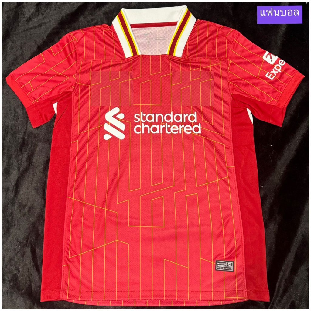เสื้อลิเวอร์พูล เหย้า 2024-2025 เกรดแฟนบอล ไซส์S M L XL 2XL
