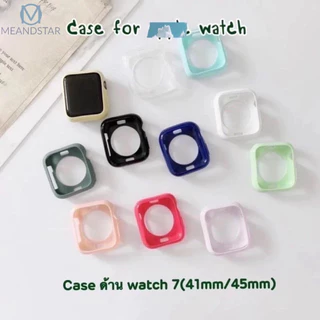 เคส 10 TPU ด้าน เเบบนิ่ม สีๆ case Watch 11/10/9/8/7 ขนาด 41/45/42/46mm พร้อมส่ง เคส watch10 46mm เคสสำหรับแอปเปิ้ลวอช