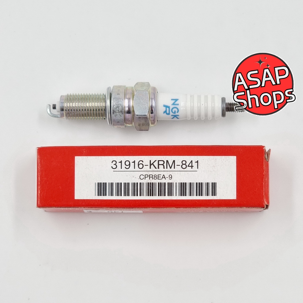 หัวเทียน ฮอนด้า แท้ SCOOPY i (2010-2013) , SPACY i (2012) , Zoomer-X (2012-2014) (31916-KRM-841)