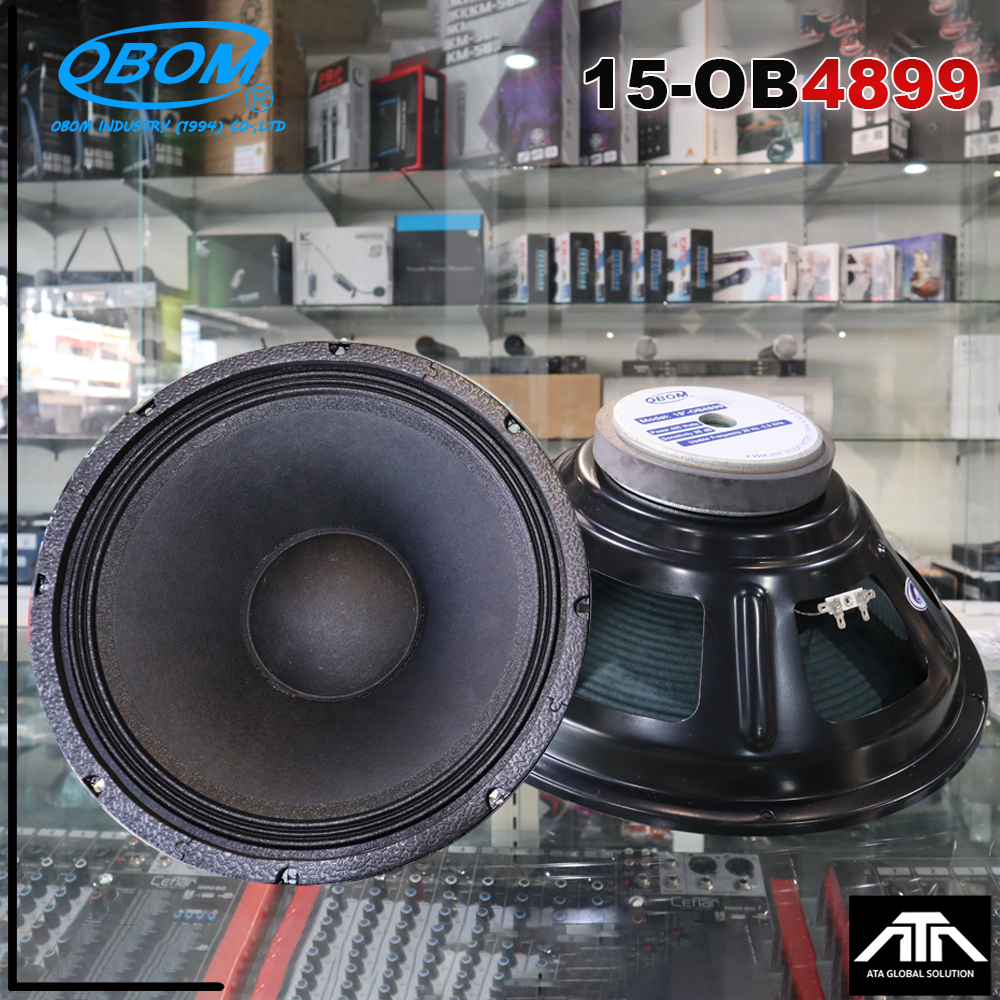 OBOM 15 4899( แพ็ค 1 ชิ้น ) ดอกลำโพง 15 นิ้ว OBOM 15-OB4899 400 W ดอกลำโพง 15 นิ้ว โอบอ้อม 400 วัตต์