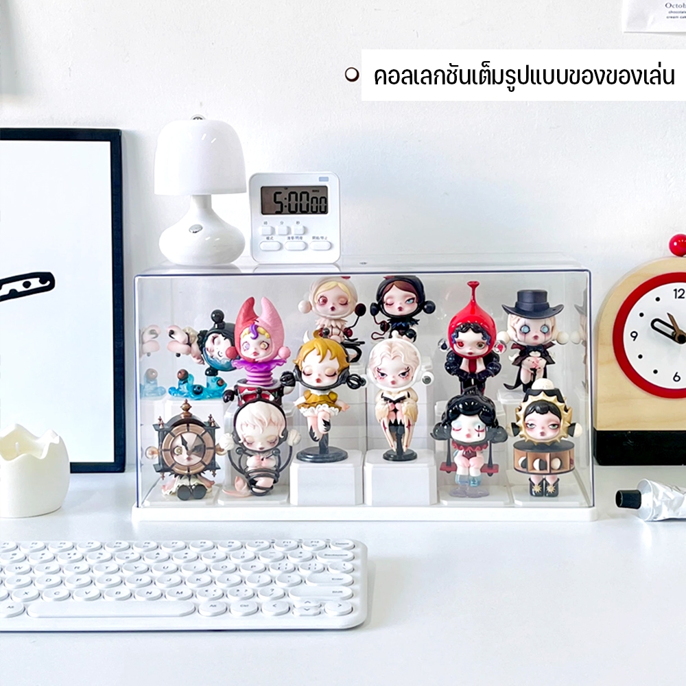 กล่องใส่โมเดล ตู้โชว์ตุ๊กตา ที่โชว์โมเดล ฟิกเกอร์ ของสะสม พลาสติกอย่างดี ประหยัดพื้นที่ มีสี่สไตล์ให้เลือก ราคา ถูกที่สุด ดีลบีเคเค แกลเลอรีภาพที่ 4