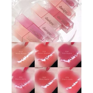 ราคาsale=ใกล้หมดอายุ (กดในไลฟ์ลด40%) DASIQUE JUICY DEWY TINT /Dasique Juicy Dewy Glow Tint ลิปทิ้นท์ฉ่ำ ติดทน