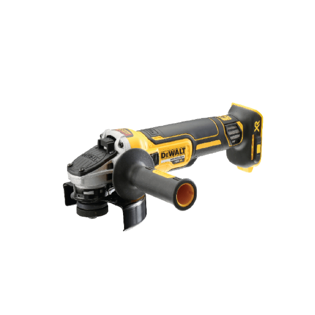 เครื่องเจียไร้สายไร้แปรงถ่าน (เครื่องเปล่า) DEWALT รุ่น DCG405N-B1 ขนาด 4 นิ้ว 18 โวลต์ สีเหลือง-ดำ