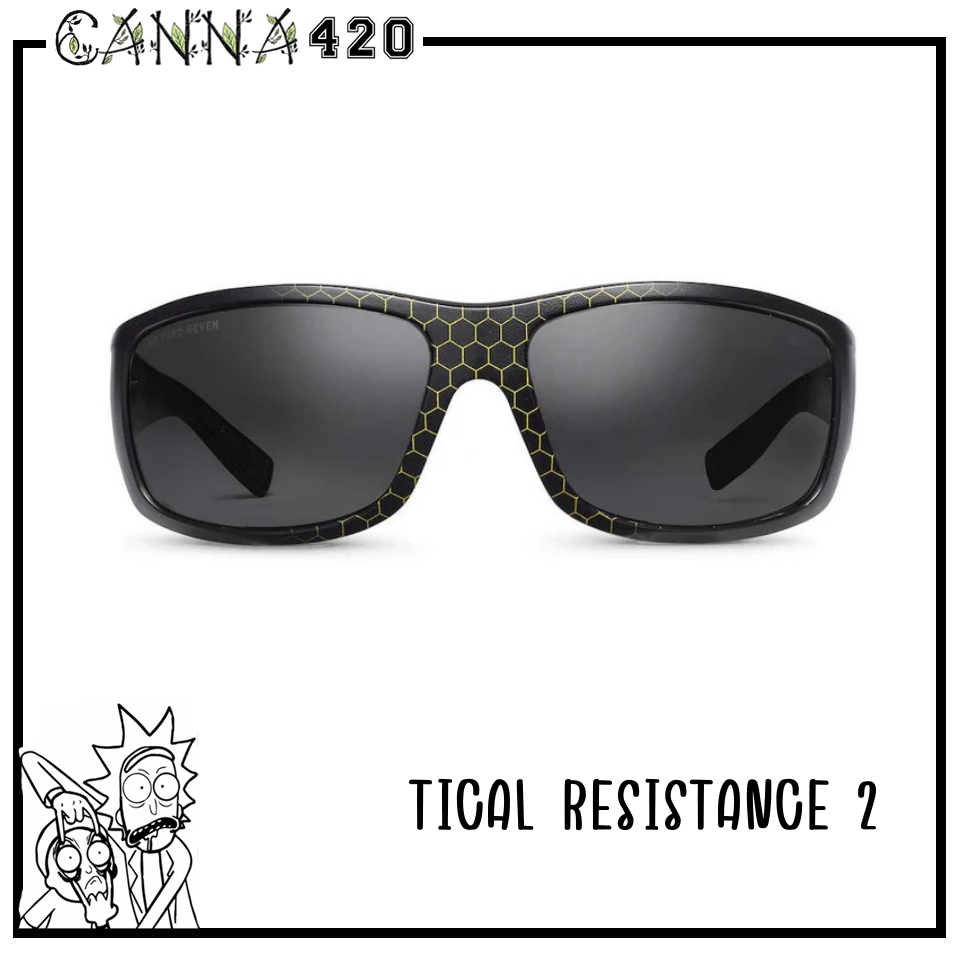 Method Seven - TICAL RESISTANCE 2 SUNGLASSES Yellow Honeycomb แว่นกันแดด แว่นปลูกต้นไม้ ของแท้