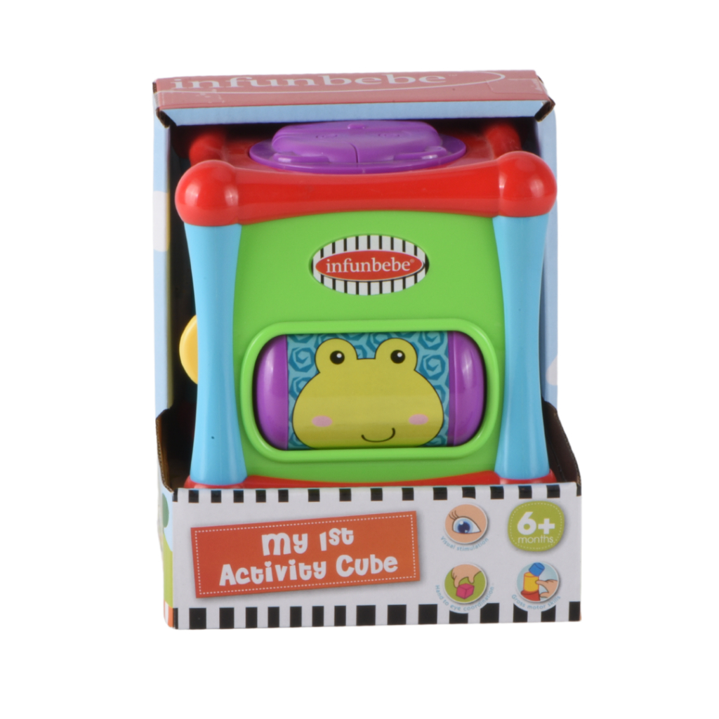 Wel-B x Infunbebe My 1st Activity Cube (กล่องกิจกรมของเล่นเด็ก) - ของเล่นเด็ก กล่องกิจกรรมเสริมทักษะ