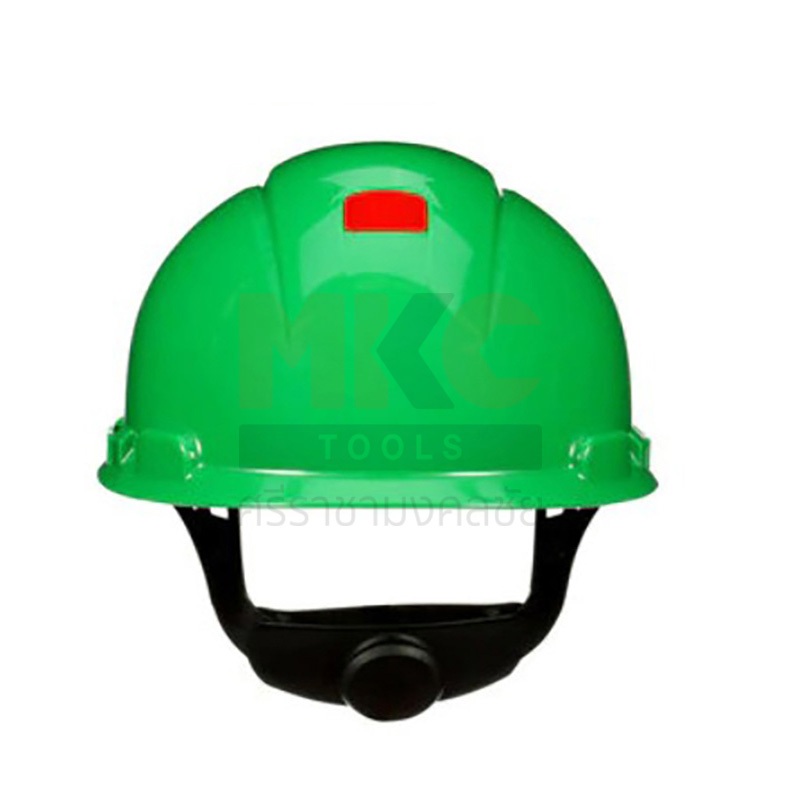 3M หมวกนิรภัยปรับหมุน สีเขียว #H-704SFR-UV