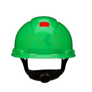 3M หมวกนิรภัยปรับหมุน สีเขียว #H-704SFR-UV