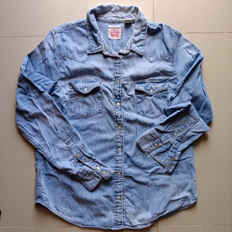 Shirt #เสื้อเชิ๊ตยีนส์ผู้หญิง #LEVIS มือสอง