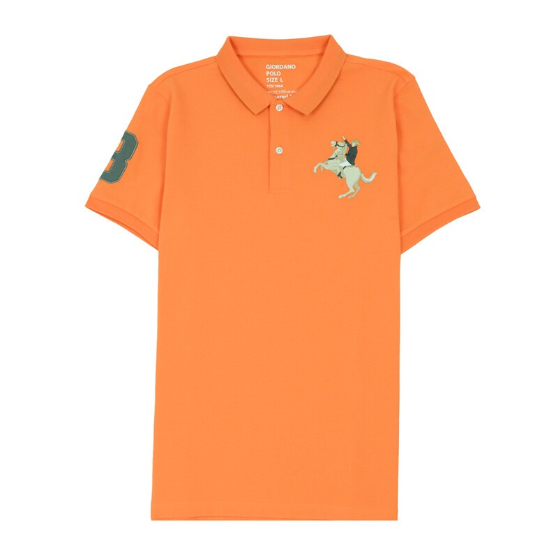 GIORDANO เสื้อโปโลผู้ชาย Men's Tapered Polo 01013210