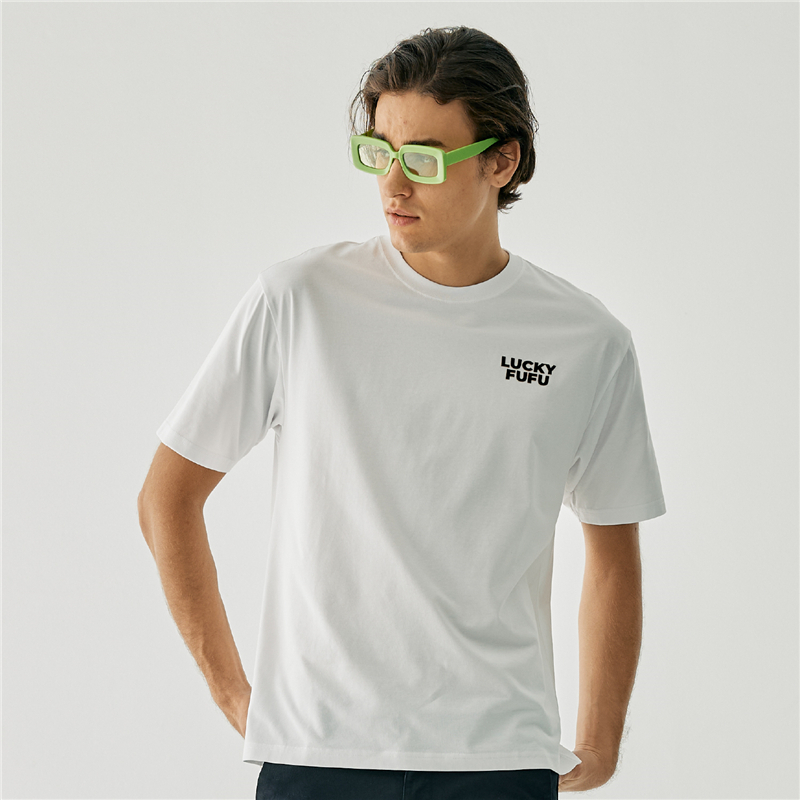 GIORDANO เสื้อยืดผู้ชาย Men's Relax Printed Tee 01094208