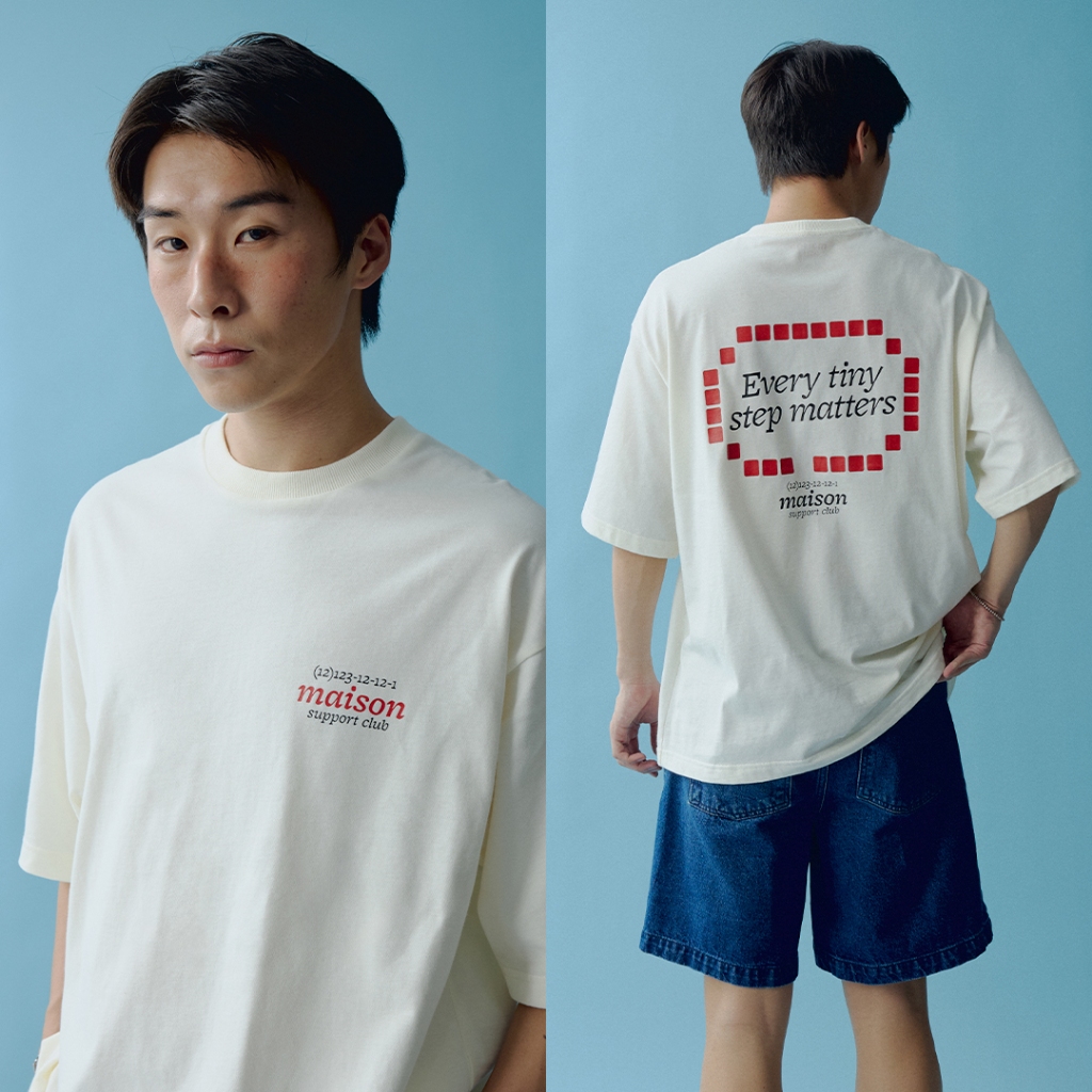maison KEEPS | The Oversized Support Club Tee | Unisex | เสื้อยืดทรงoversized ลา