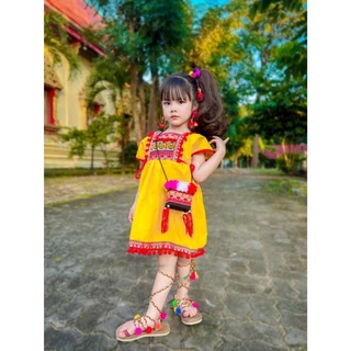 ชุดเด็กดอยน่ารักๆ มีตั้งแต่ อายุ 1-10ปี /สินค้ามีพร้อมส่ง
