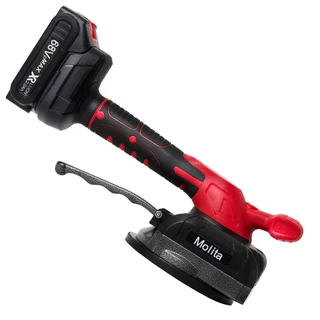 MOLITA เครื่องดูดสั่นกระเบื้องไร้สาย 68V แบตเตอรี่ 2 ก้อน ติดกระเบื้อง ปูกระเบื้อง ดูดกระเบื้อง ปรับความเร็ว 5 ระดับ