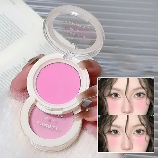 FAMOTY บลัชออน เนื้อฝุ่น Blush โทนสีชมพู สีสวย บรัชออน ปัดแก้ม เนื้อดี ติทนนาน กันน้ำ