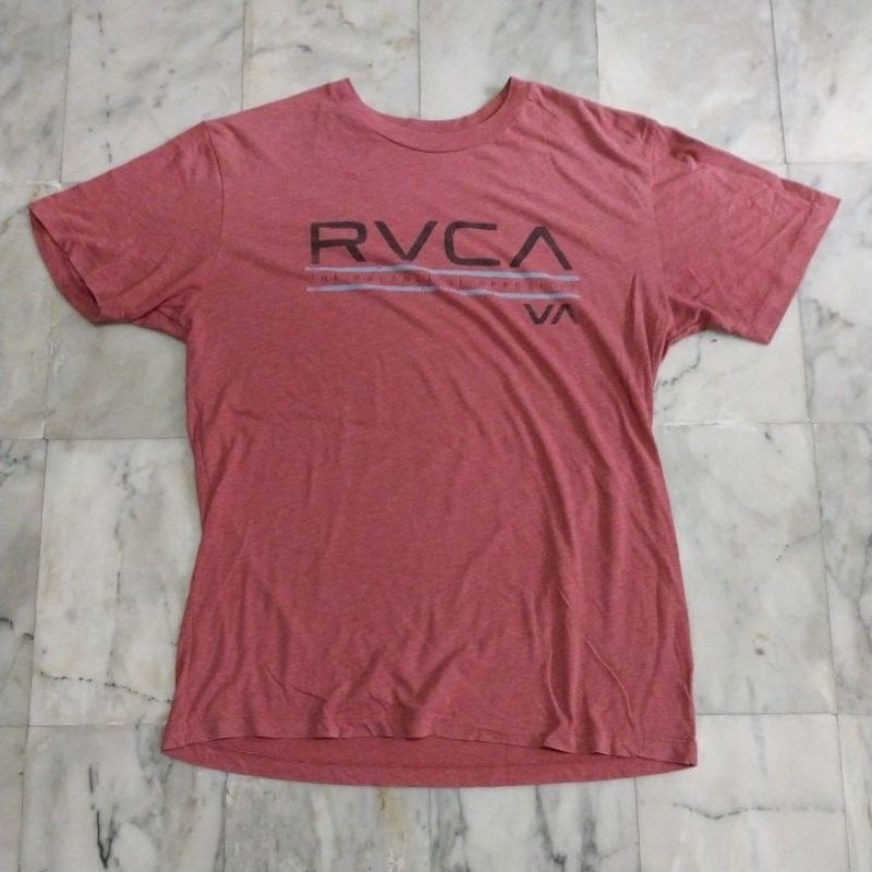 เสื้อยืดแขนสั้น แนวสเก็ตบอร์ด RVCA แท้ มือสอง สภาพดี ของพร้อมส่งครับ