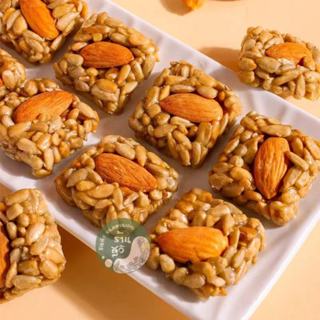 (200 กรัม) ถั่วรวมอัดแท่ง งาดำอัดแท่ง ธัญพืชอัดแท่ง