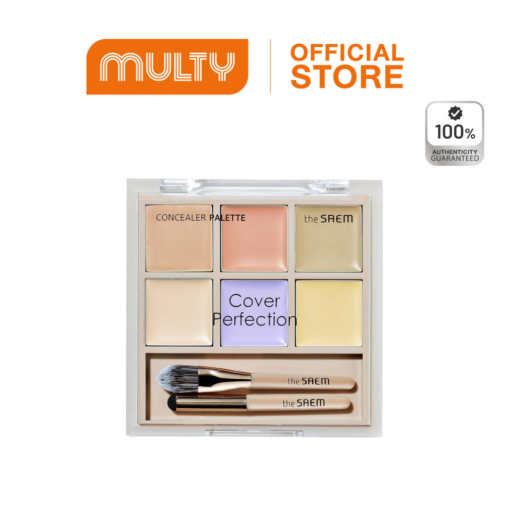 The Saem Cover Perfection Concealer Palette พาเลทคอนซีลเลอร์ 6 ช่อง