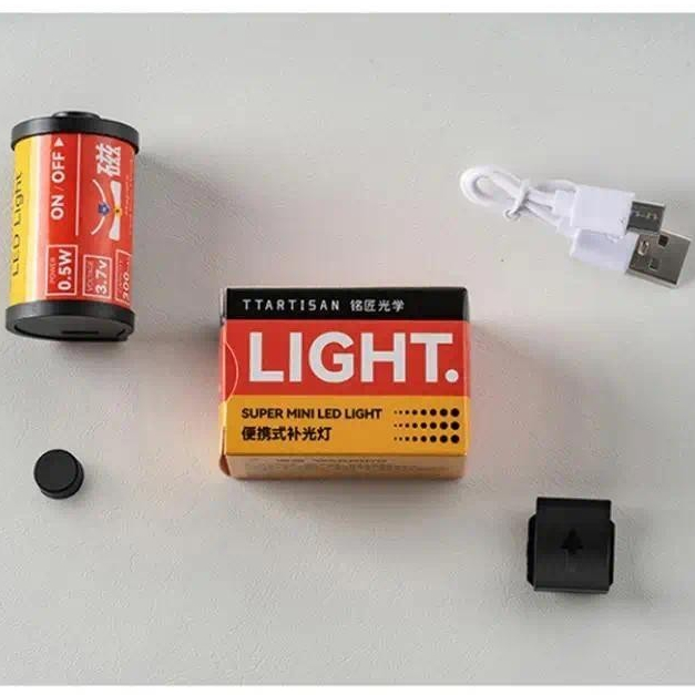 Ttartisan Mini Magnetic LED / RGB Fill Light  5W  ความสว่าง 125ลูเมน อุณหภูมิสี (± 200K): 3000/4500 / 6000K จัดส่งในไทย