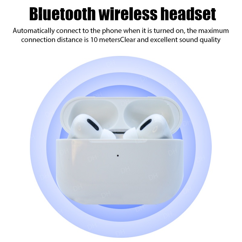 หูฟังไร้สาย Pro 3 Touch ควบคุมการเชื่อมต่อ Bluetooth 5.0 ชุดหูฟังแบบสเตอริโอกันน้ำได้ 9 D หูฟังไร้สายจริงสำหรับ ที่อุดหู