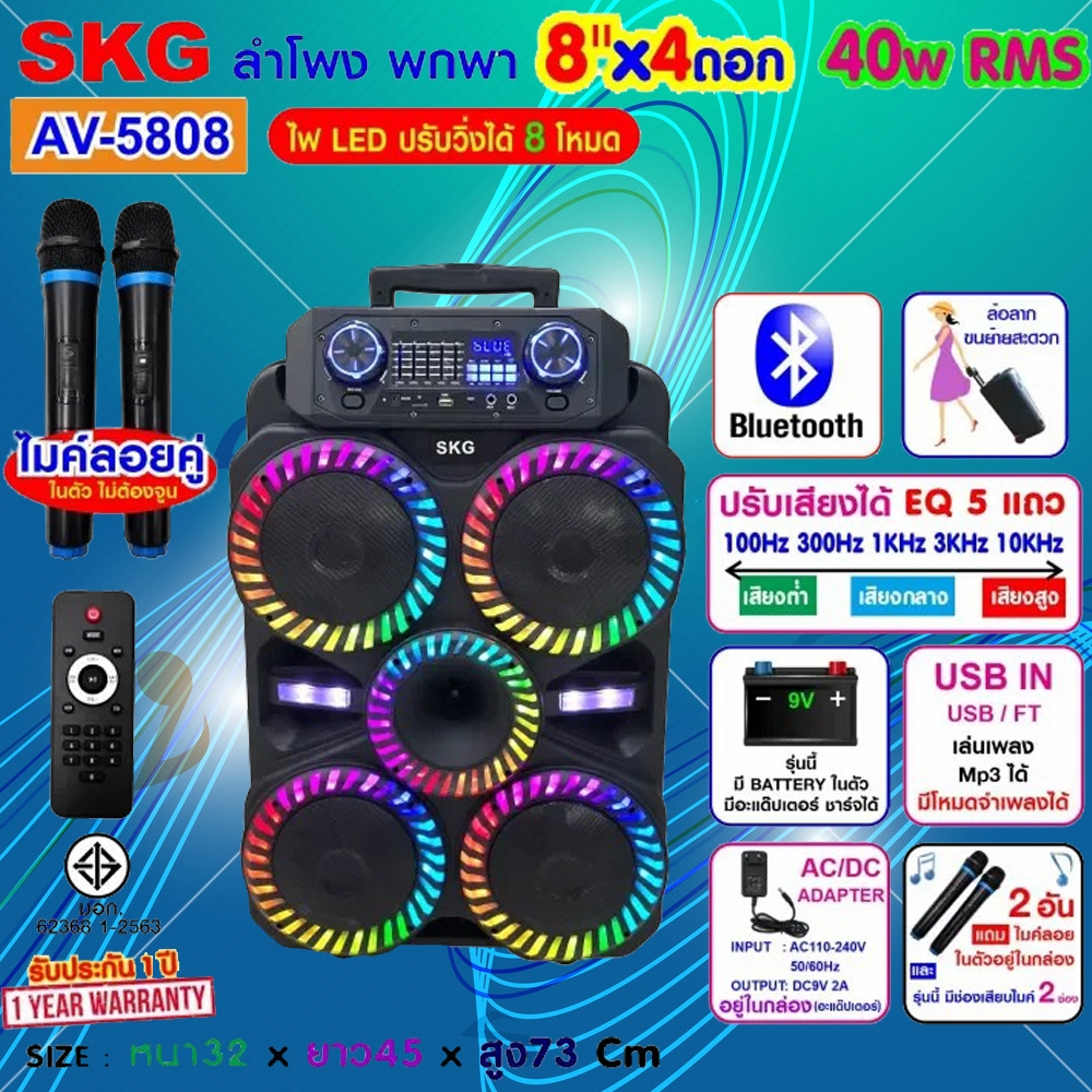 SKG AV-5808 เครื่องชงกาแฟ รุ่นใหม่ล่าสุด