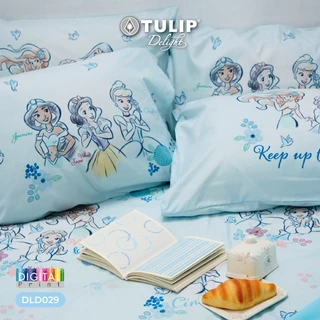 TULIP Delight เจ้าหญิง Princess พิมพ์ดิจิตอล DLD029 ลิขสิทธิ์แท้ดิสนีย์ Disney ชุดผ้าปูที่นอน ผ้าห่มนวม