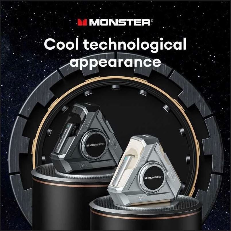 Monster XKT22 BT 5.4 หูฟังไร้สายบลูทูธ หูฟังไร้สาย หูฟังเล่นเกมส์ไม่ดีเลย์ HIFI เสียงสเตอริโอ