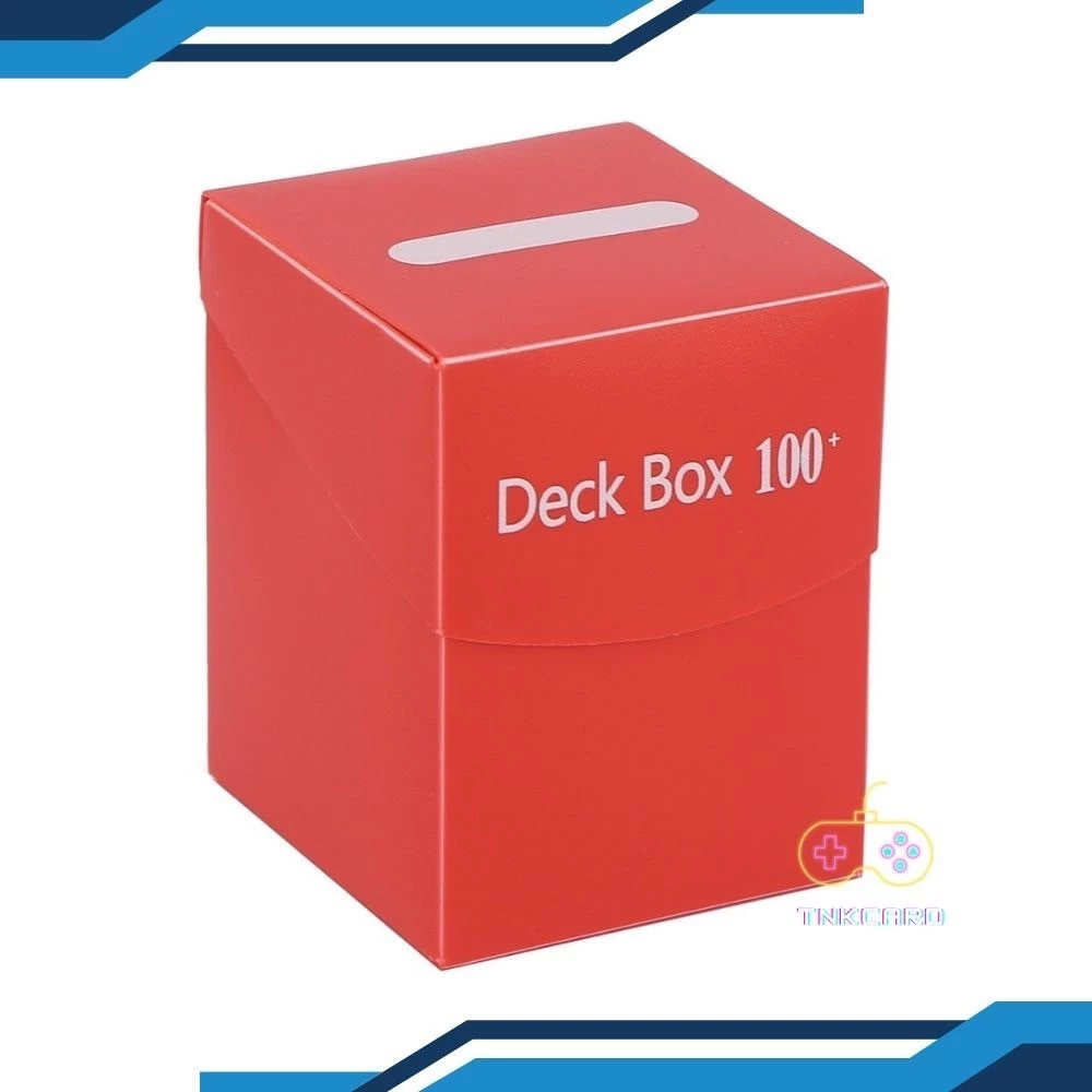 พร้อมส่ง ! กล่อง DECK ใส่การ์ด แถมที่คั่นทุกกล่อง รุ่น พลาสติก 80+ 100+ แบบมีลายปั๊ม และ ไม่มีลาย หลากสี  กล่องเก็บการ์ด thumbnail 6