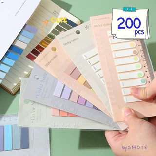 < ใหม่❗️ Bubble > โน๊ตกาวแถบV.1 โมแลนดิ PET ( 200 แผ่น ) Morandi Sticky Note กันน้ำ โพอิท โน๊ตพลาสติก เครื่องเขียน