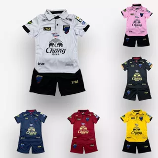 ชุดกีฬาเด็ก [เสื้อ+กางเกง] ชุดเด็กชายหญิง เสื้อฟุตบอลเด็ก ชุดบาสเด็ก
