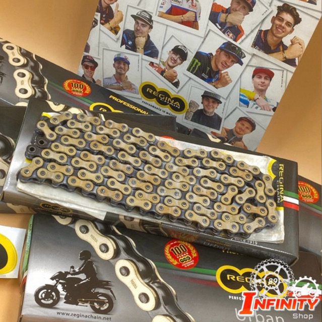 โซ่Regina415 โซ่เรจิน่า 130ข้อ ของเเท้100%